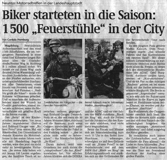 Magdeburger Volksstimme, Lokalredaktion, Dienstag, 02. Mai 2000